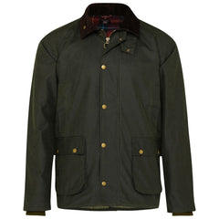 Wilde & King - Mens Barton Waxed Jacket (Olive) | uk-made