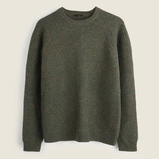 Mens Bushel Merino Blend Crew Sweater (Cilantro)