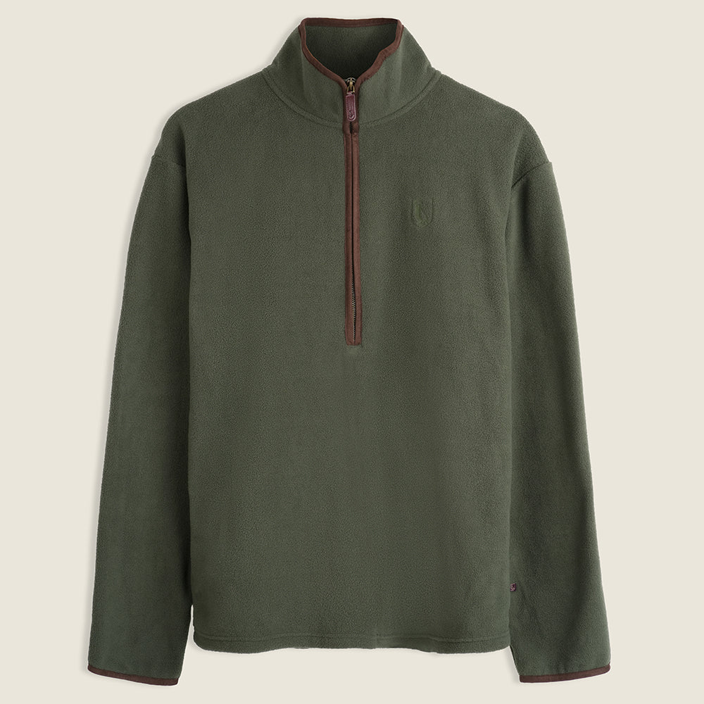 Mens Haylage 1/2 Zip Fleece (Olive)