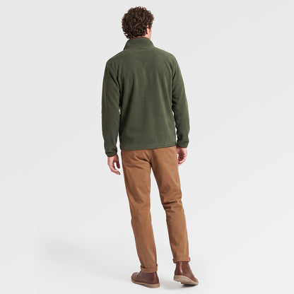 Mens Haylage 1/2 Zip Fleece (Olive) ✦AI