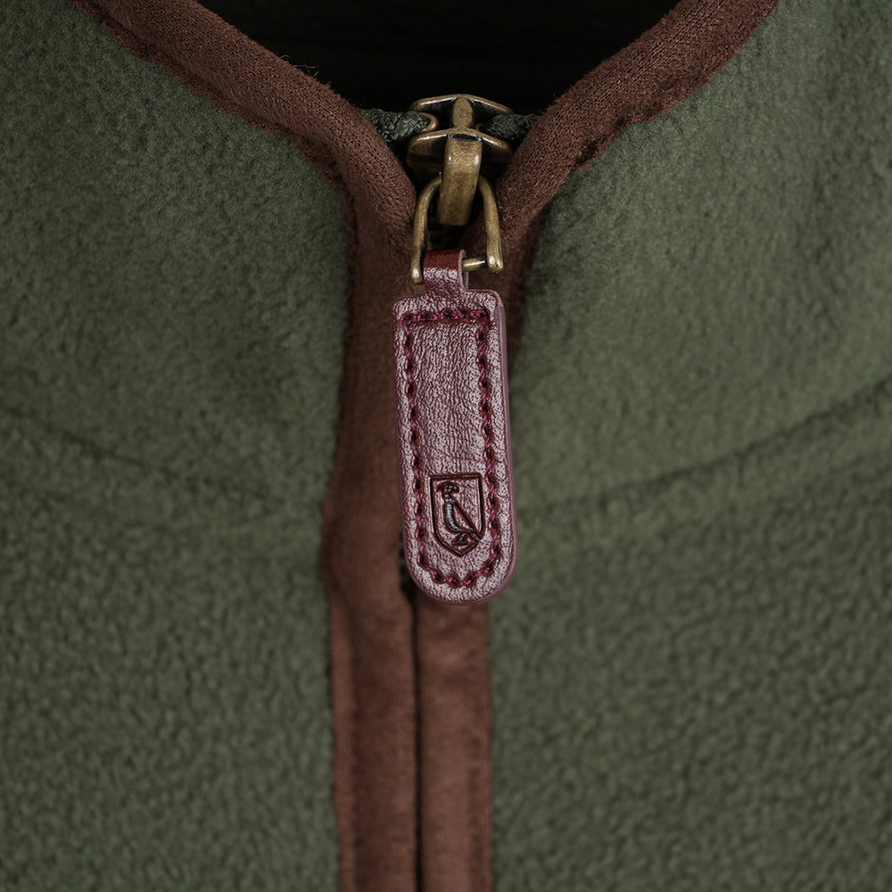 Mens Haylage 1/2 Zip Fleece (Olive)
