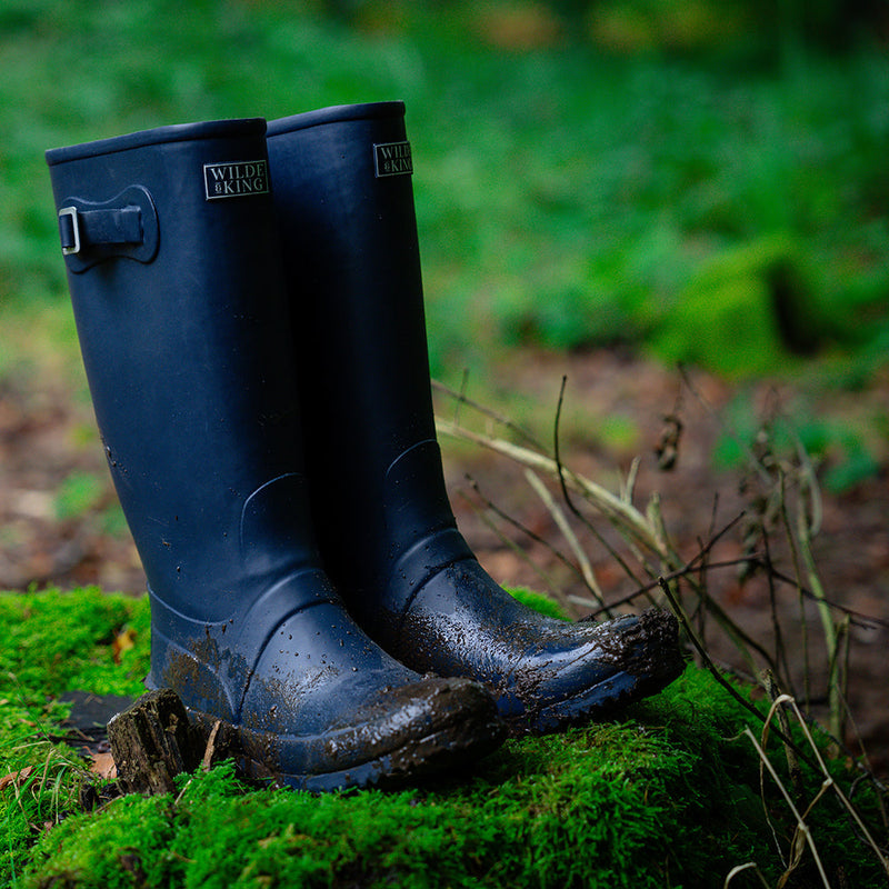 Mens Netherfield Wellington Boots Navy