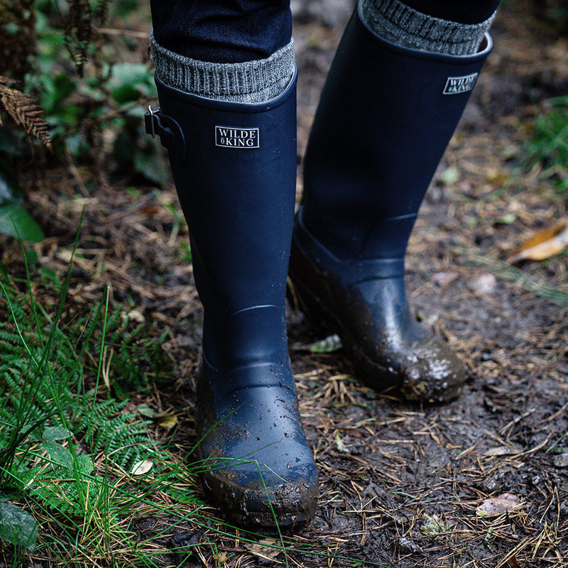 Mens Netherfield Wellington Boots (Navy)