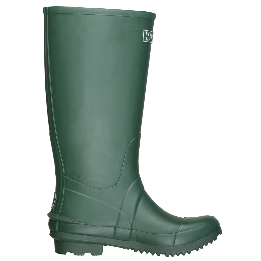 Wilde & King - Womens Netherfield Wellington Boots (Green)