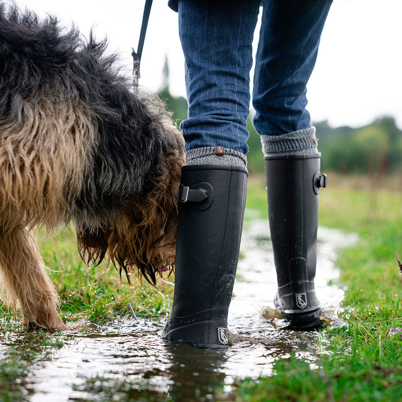 Wilde & King - Womens Netherfield Wellingtons (Black)