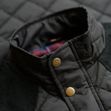 Wilde & King - Mens Barnard Quilted Gilet (Black)