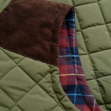 Wilde & King - Mens Barnard Quilted Gilet (Olive)