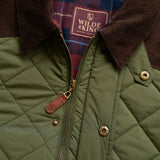 Wilde & King - Mens Barnard Quilted Jacket (Olive)