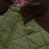 Wilde & King - Mens Barnard Quilted Jacket (Olive)