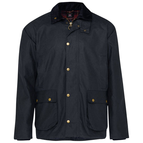 Wilde & King - Mens Barton Waxed Jacket (Navy)