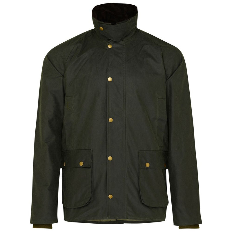 Wilde & King - Mens Barton Waxed Jacket (Olive)