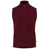 Wilde & King - Mens Heath Fleece Gilet (Burgundy)