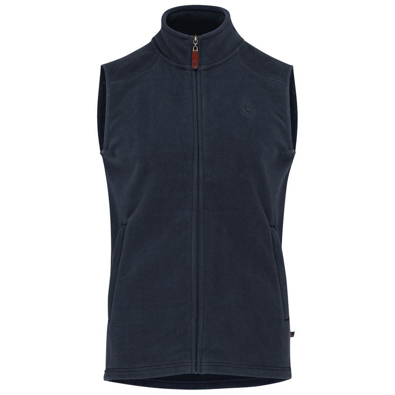 Wilde & King - Mens Heath Fleece Gilet (Dark Grey)