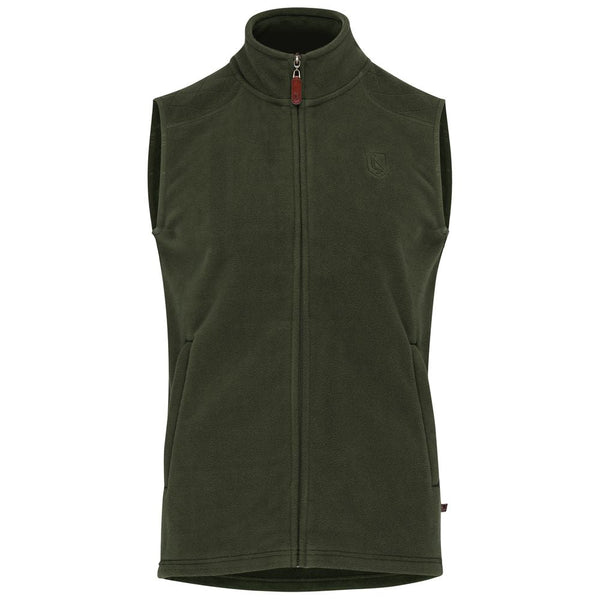 Wilde & King - Mens Heath Fleece Gilet (Olive)