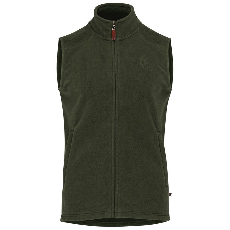 Wilde & King - Mens Heath Fleece Gilet (Olive)