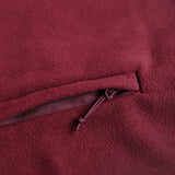 Wilde & King - Mens Heath Fleece Jacket (Burgundy)