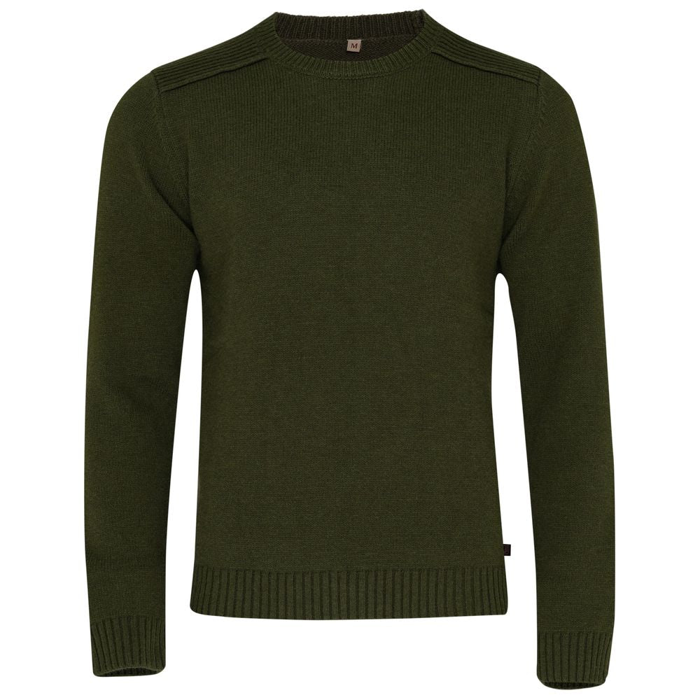 Wilde & King - Mens Kinloch Crew Neck Pullover (Olive)