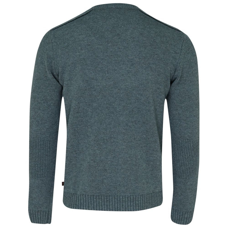 Wilde & King - Mens Kinloch Crew Neck Pullover (Wood Pigeon)