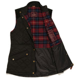 Wilde & King - Womens Barnard Quilted Gilet (Black)