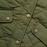 Wilde & King - Womens Barnard Quilted Gilet (Olive)