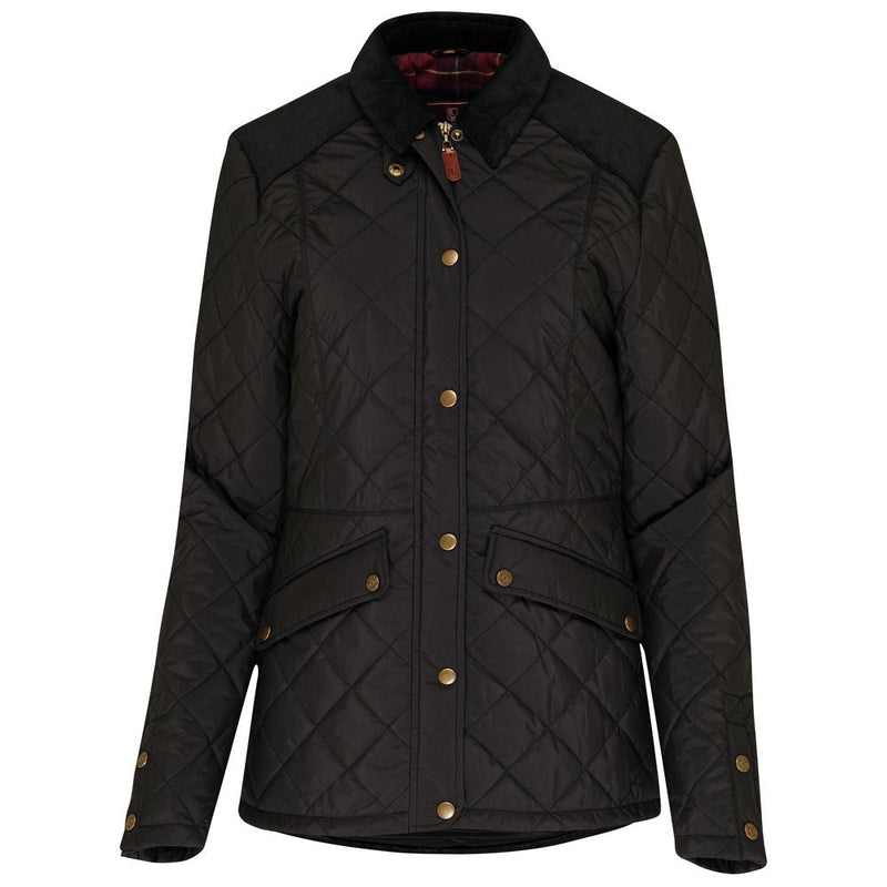 Wilde & King - Womens Barnard Quilted Jacket (Black)