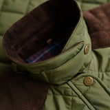 Wilde & King - Womens Barnard Quilted Jacket (Olive)