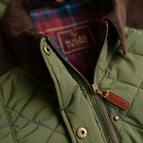 Wilde & King - Womens Barnard Quilted Jacket (Olive)