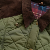 Wilde & King - Womens Barnard Quilted Jacket (Olive)