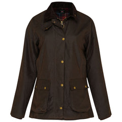 Wilde & King - Womens Barton Waxed Jacket (Brown) | uk-made