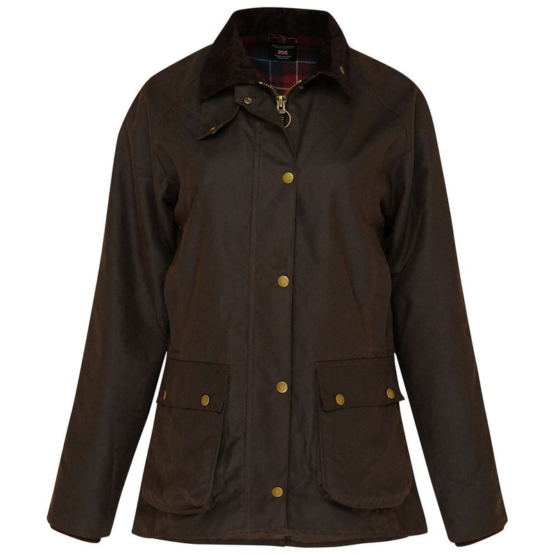 Wilde & King - Womens Barton Waxed Jacket (Brown)