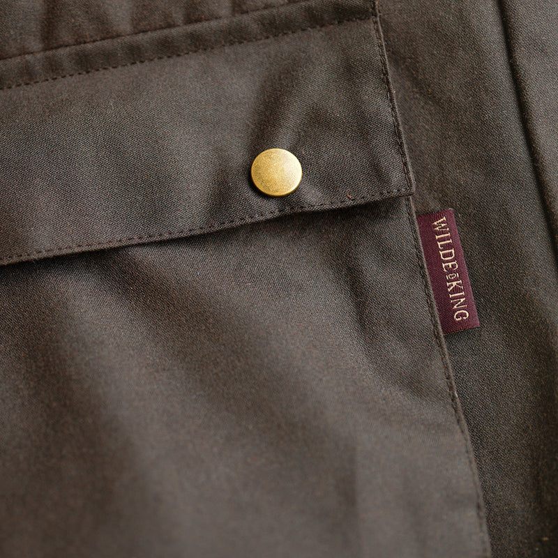 Wilde & King - Womens Barton Waxed Jacket (Brown)