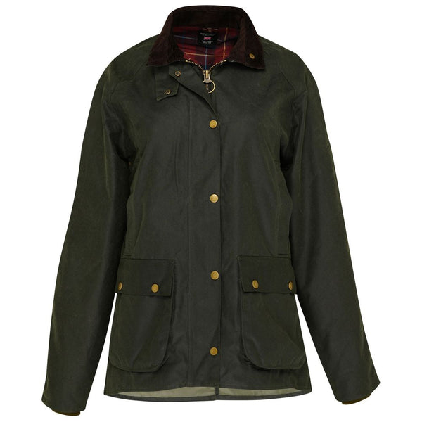 Wilde & King - Womens Barton Waxed Jacket (Olive)