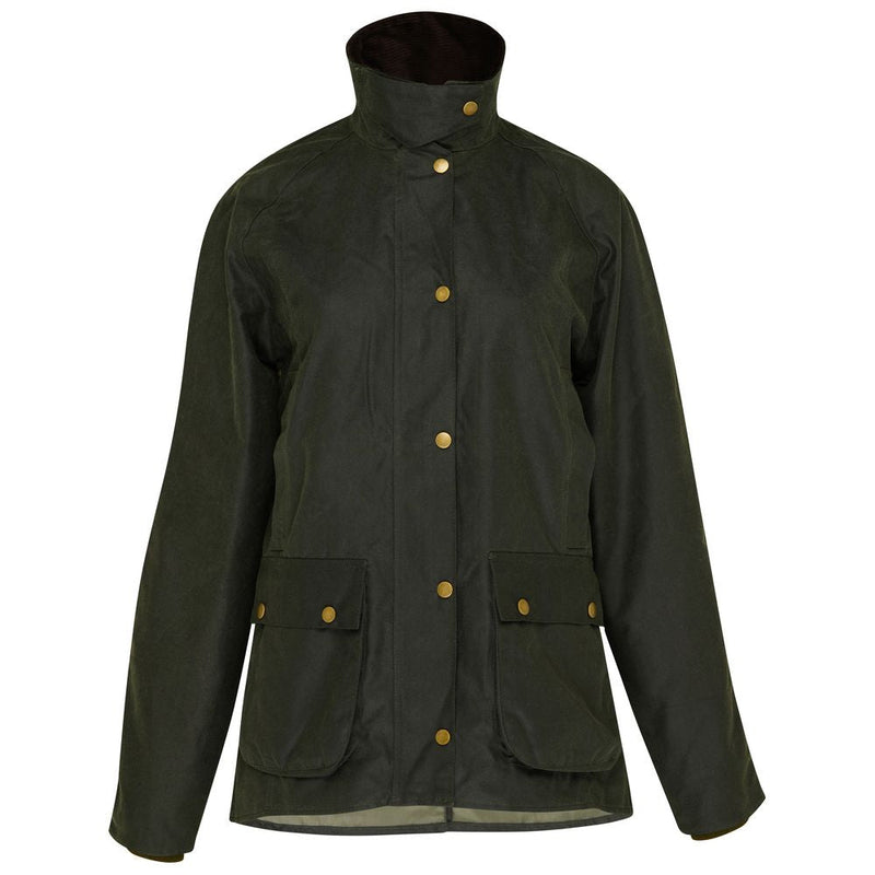 Wilde & King - Womens Barton Waxed Jacket (Olive)