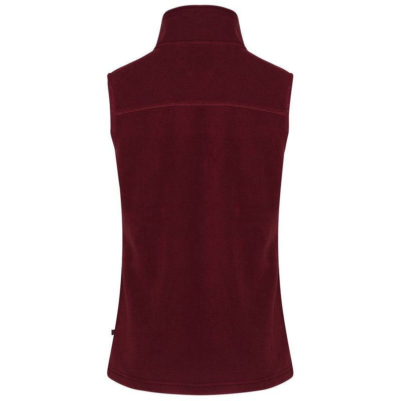 Wilde & King - Womens Heath Fleece Gilet (Burgundy)