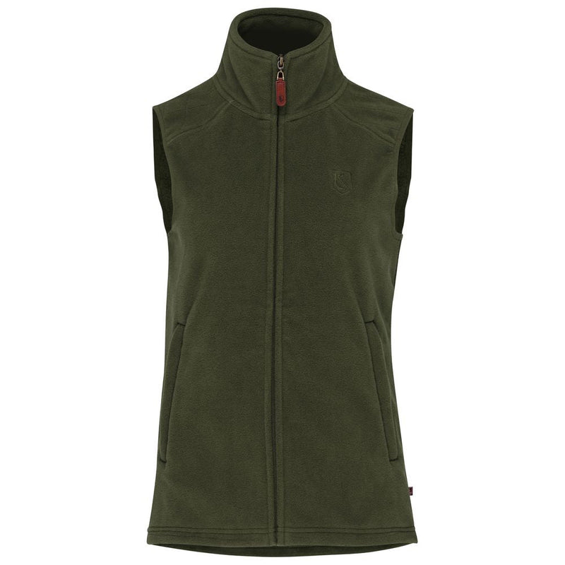 Wilde & King - Womens Heath Fleece Gilet (Olive)