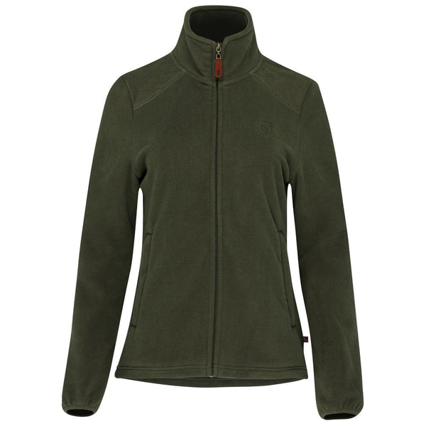 Olive green on sale fleece jacket women's